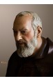 Statua Padre Pio con mantello, 85cm e 107cm